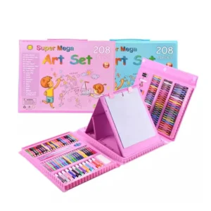 Set de arte de 208 piezas con atril