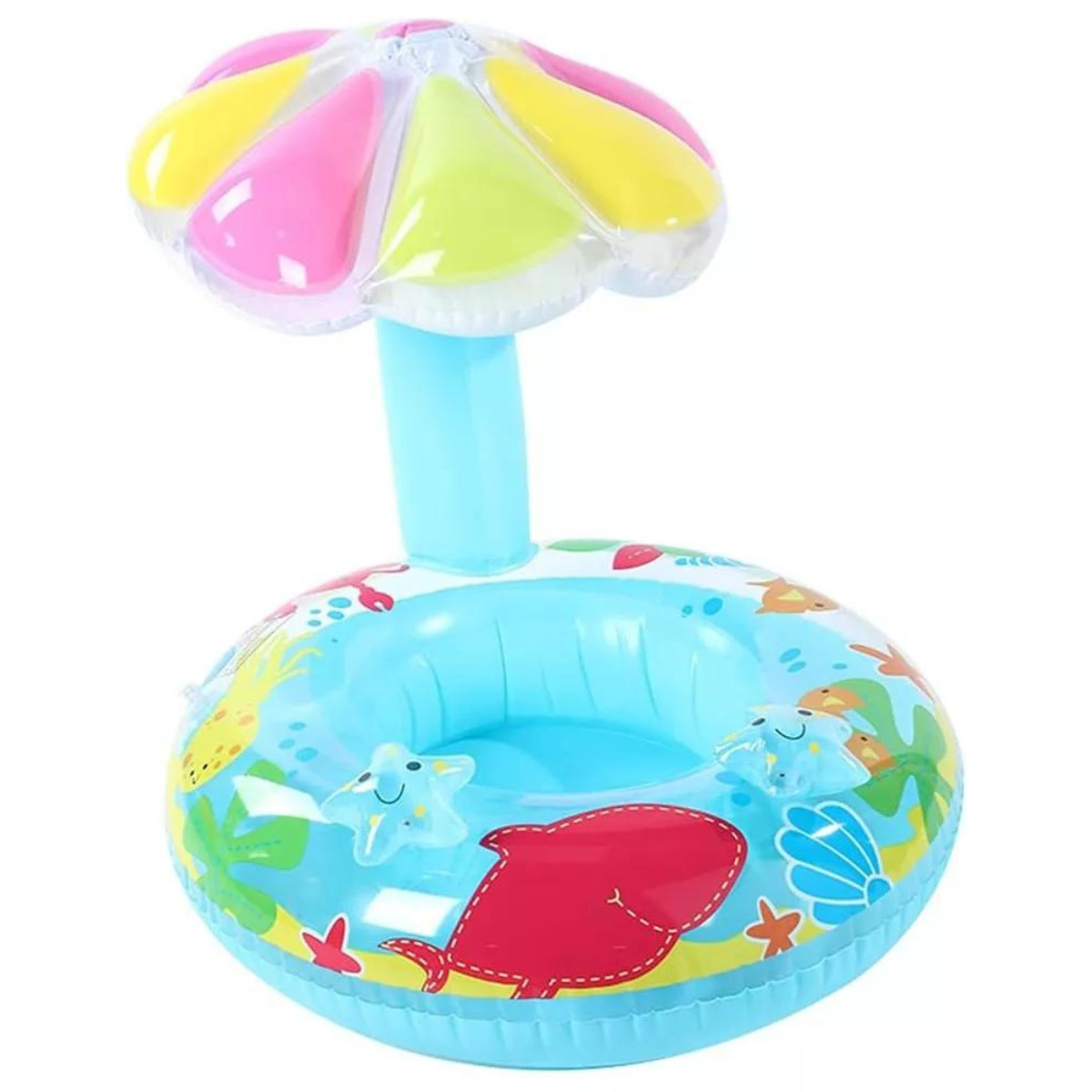 Flotador inflable fondo marino con techo - Imagen 2