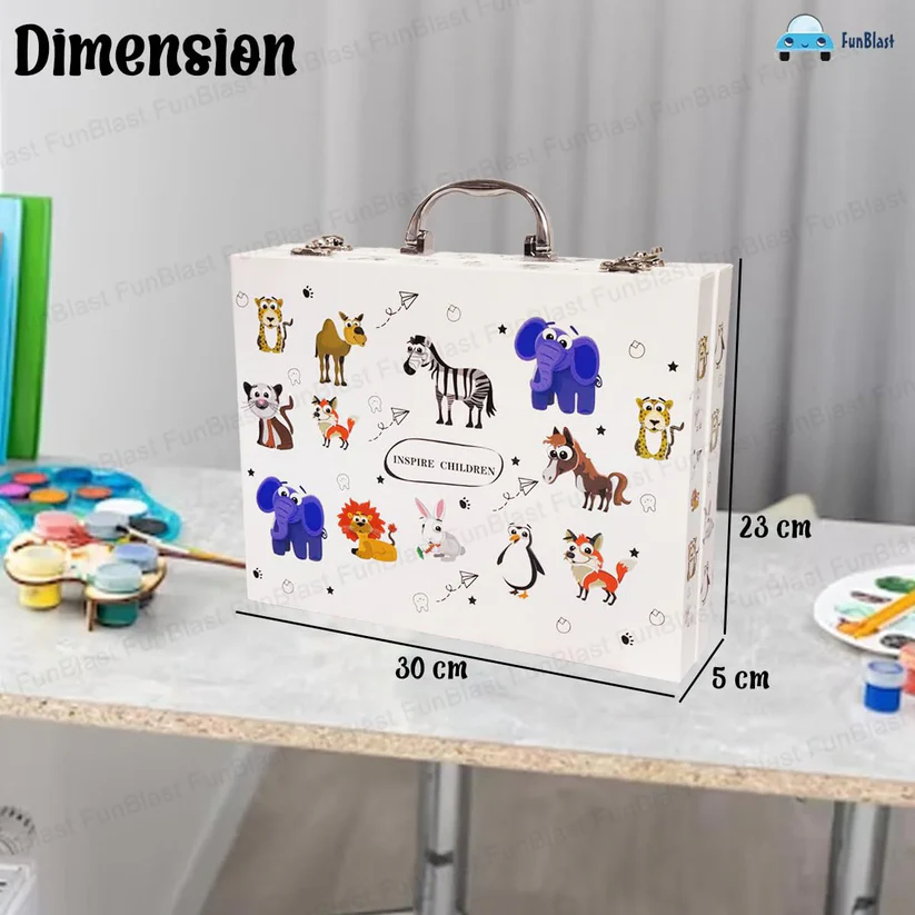 Set de arte de 48 piezas con maleta - Imagen 8