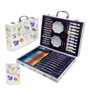 Set de arte de 48 piezas con maleta