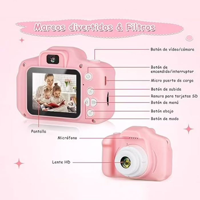 Camara digital HD para niños y niñas - Imagen 12