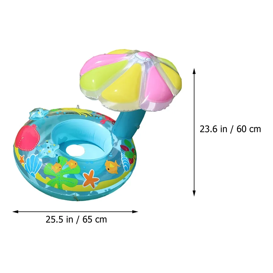 Flotador inflable fondo marino con techo - Imagen 13