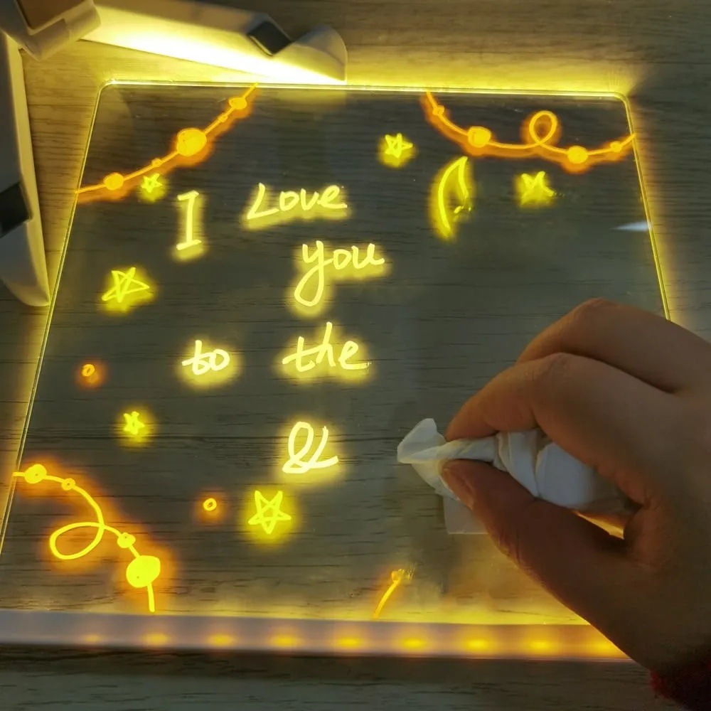 Pizarra Lámpara LED Acrílica con 7 Colores - Imagen 11