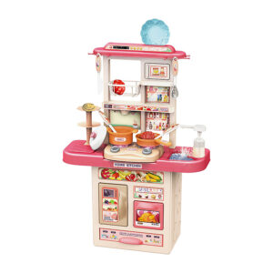 Cocina moderna con vapor y agua real