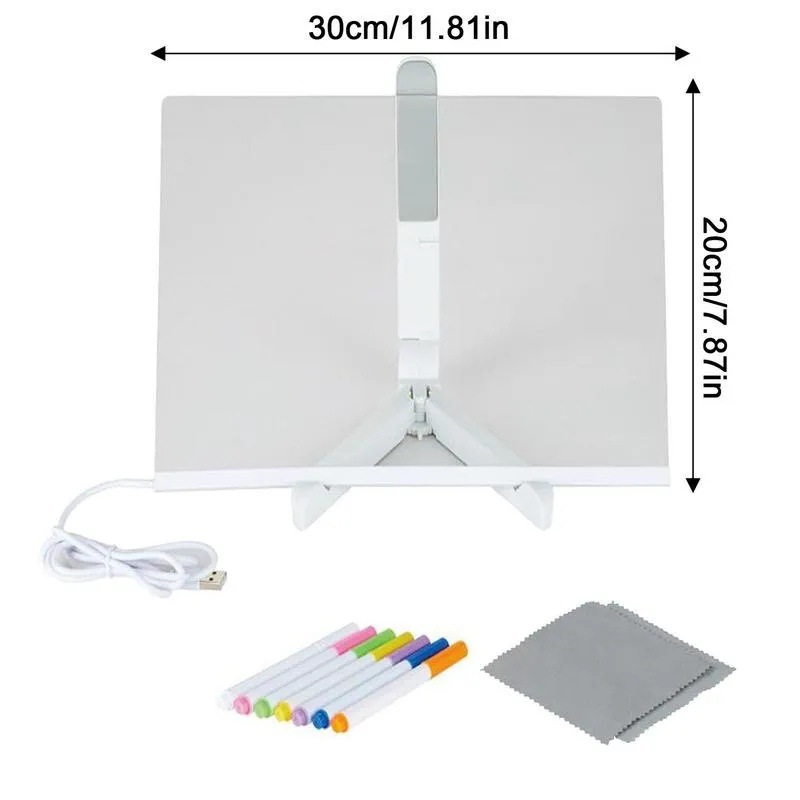Pizarra Lámpara LED Acrílica con 7 Colores - Imagen 12