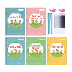 Set 5 cuadernos mágicos de Caligrafía (inglés)