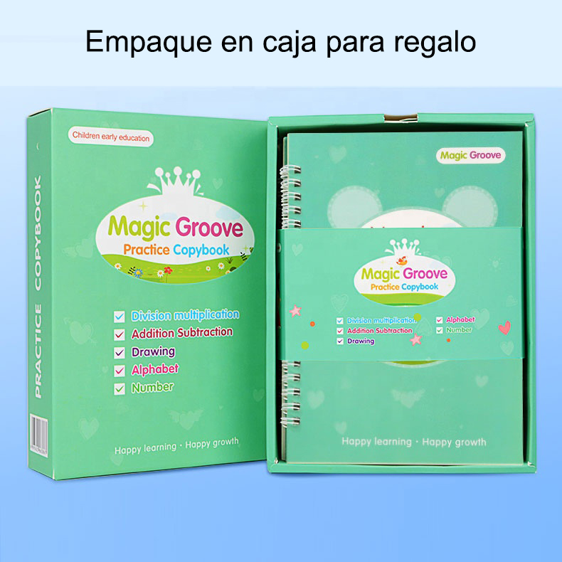 Set 5 cuadernos mágicos de Caligrafía (inglés) - Imagen 15