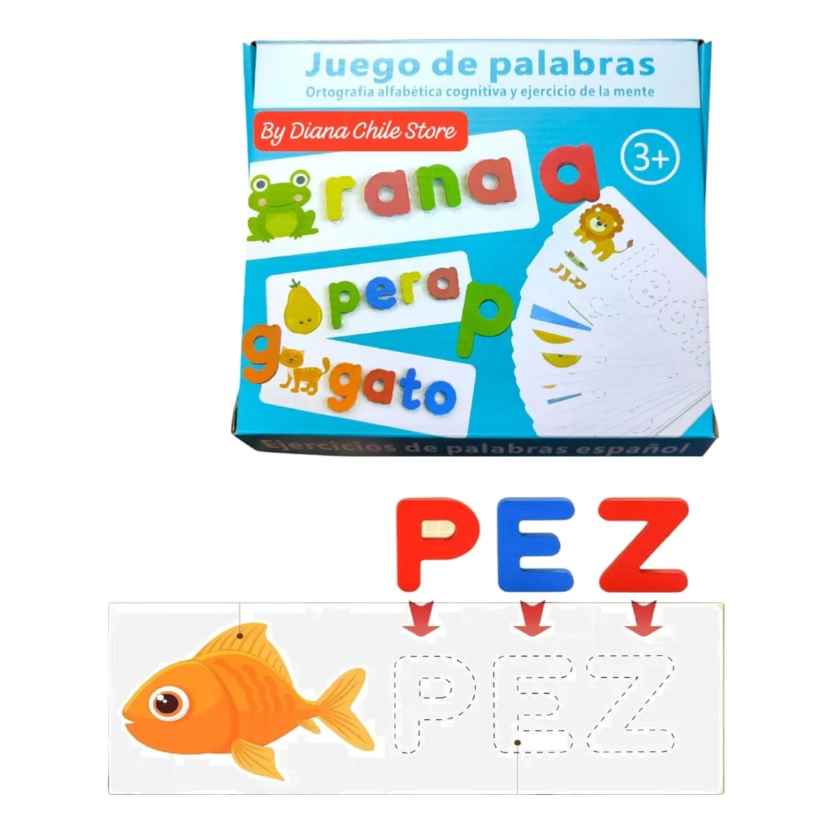 Juego de Ortografía y deletreo Montessori - Imagen 3