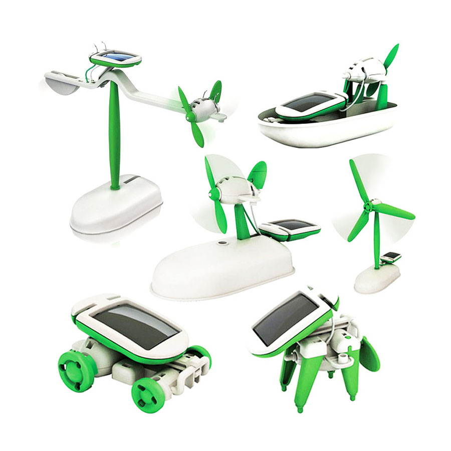 Robot solar educativo kit 6 en 1