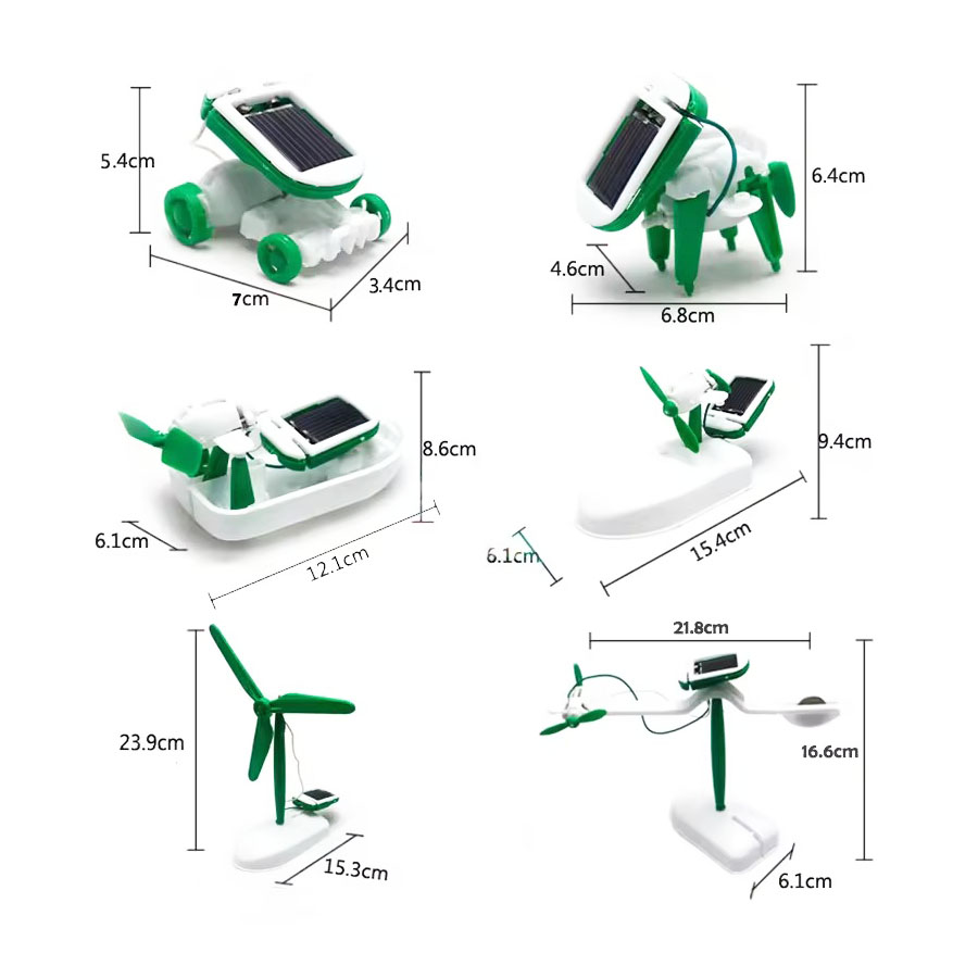 Robot solar educativo kit 6 en 1 - Imagen 17