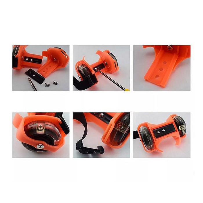 Patines ajustables para zapatillas con luz LED - Imagen 21