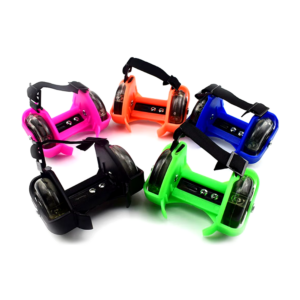 Patines ajustables para zapatillas con luz LED