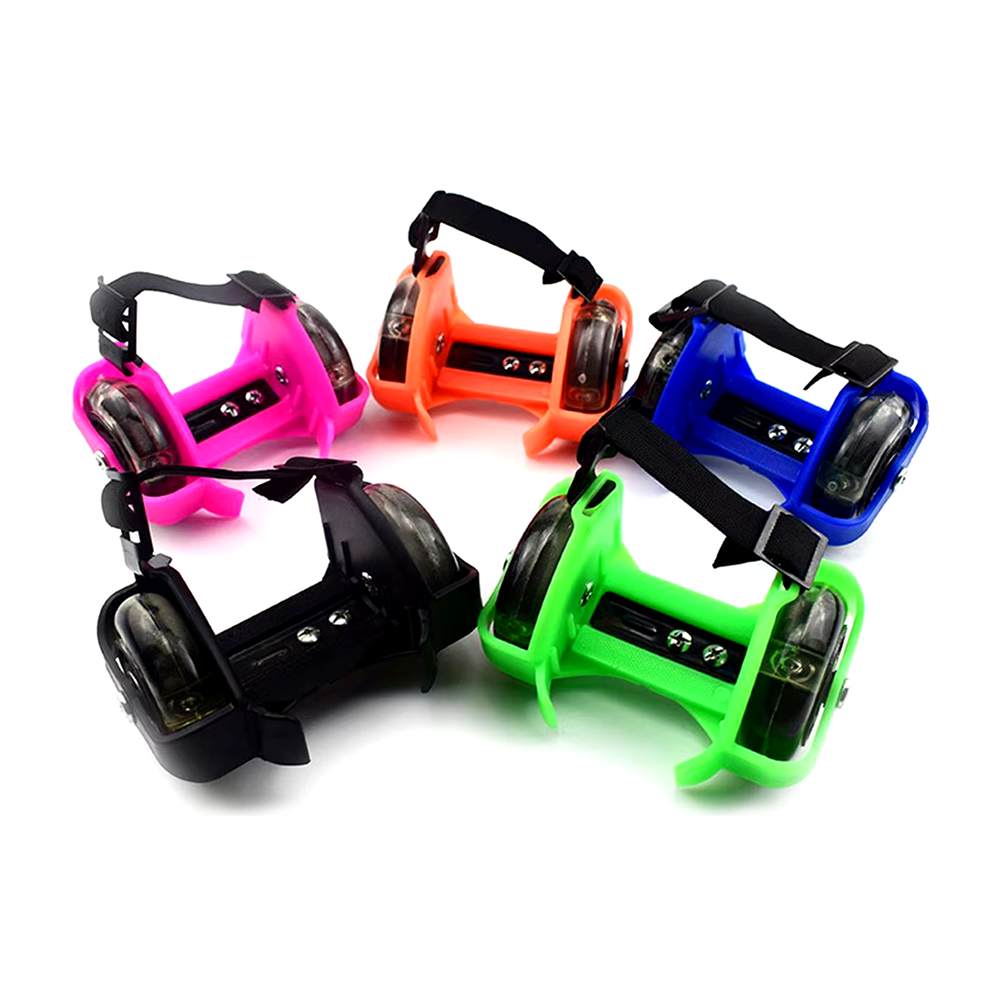 Patines ajustables para zapatillas con luz LED