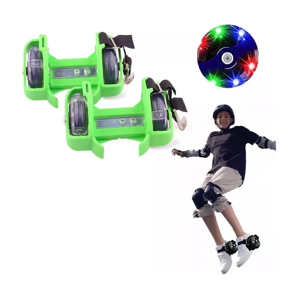 Patines ajustables para zapatillas con luz LED - Imagen 6