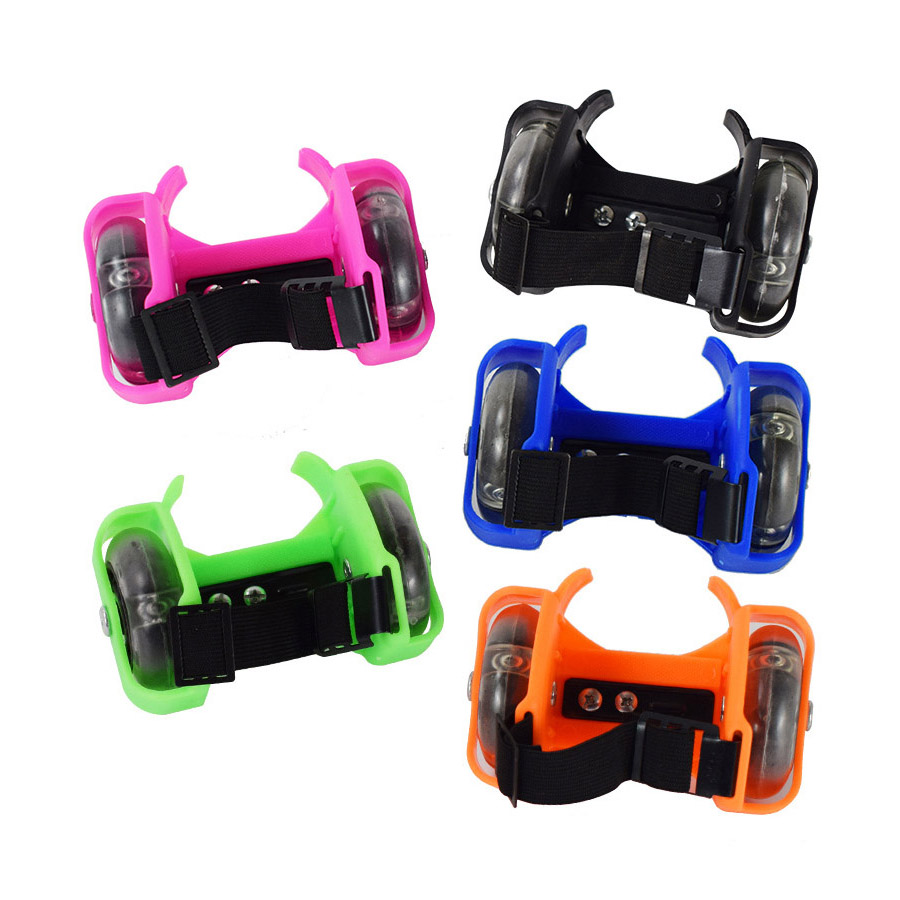 Patines ajustables para zapatillas con luz LED - Imagen 2