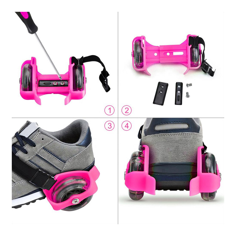 Patines ajustables para zapatillas con luz LED - Imagen 20