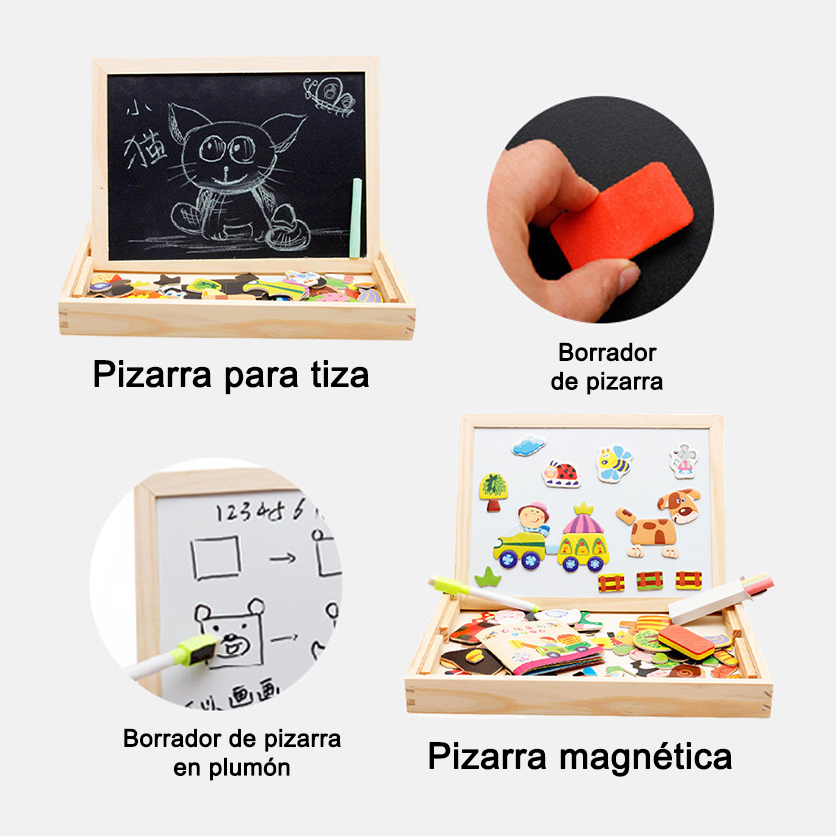 Pizarra didáctica magnética 2 en 1 - Imagen 31
