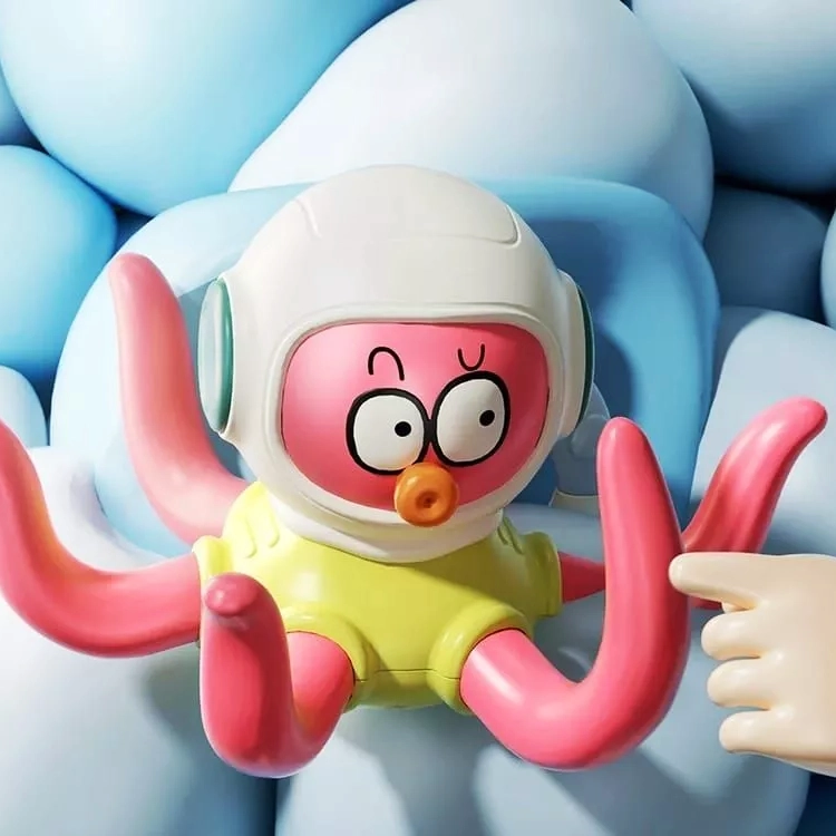 Pulpo flotante con anillos para tina - Imagen 7
