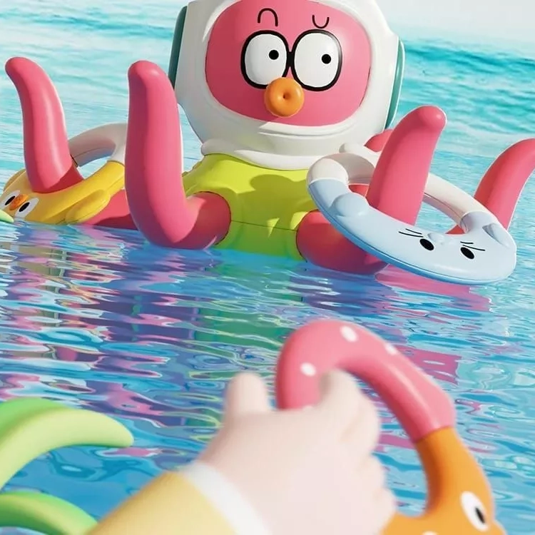 Pulpo flotante con anillos para tina - Imagen 10