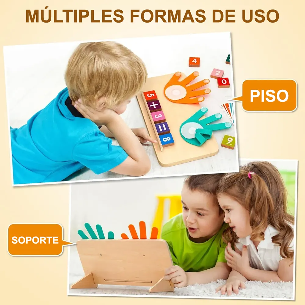 Tablero Montessori de suma y resta - Imagen 9