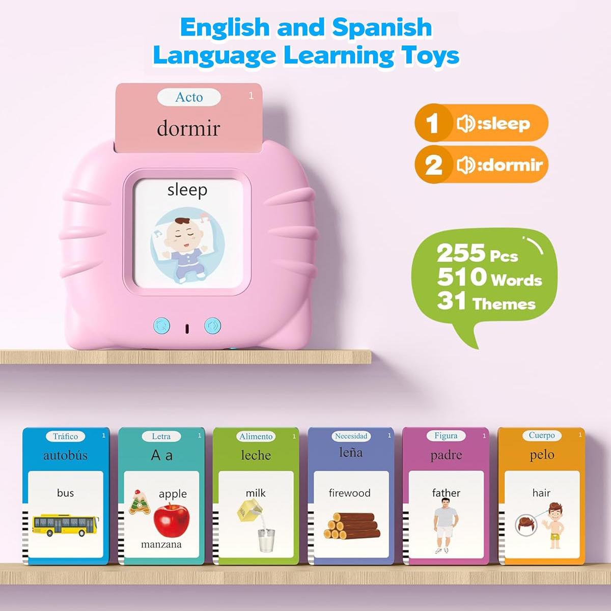 Lector de tarjetas 255 cartas en Inglés y Español - Imagen 14