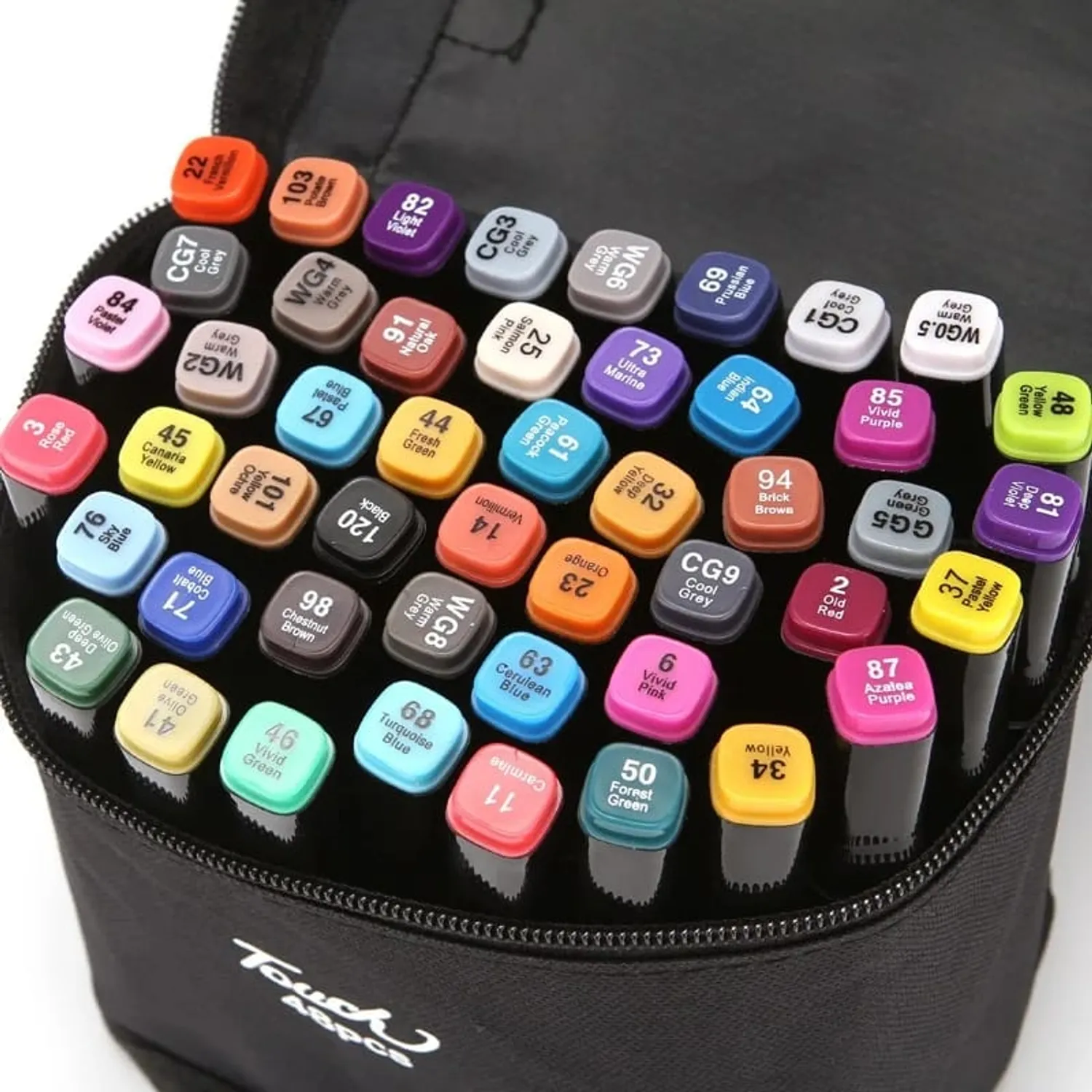 Set de plumones 48 Colores con bolso de tela - Imagen 7