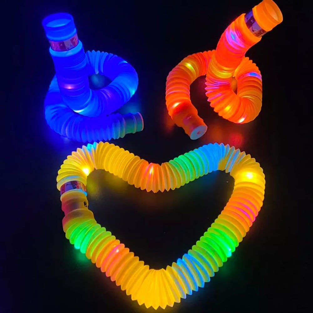 Set 6 tubos sensoriales Pop It con luces LED - Imagen 10