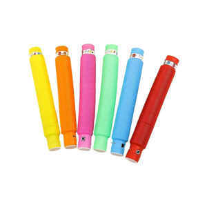 Set 6 tubos sensoriales Pop It con luces LED