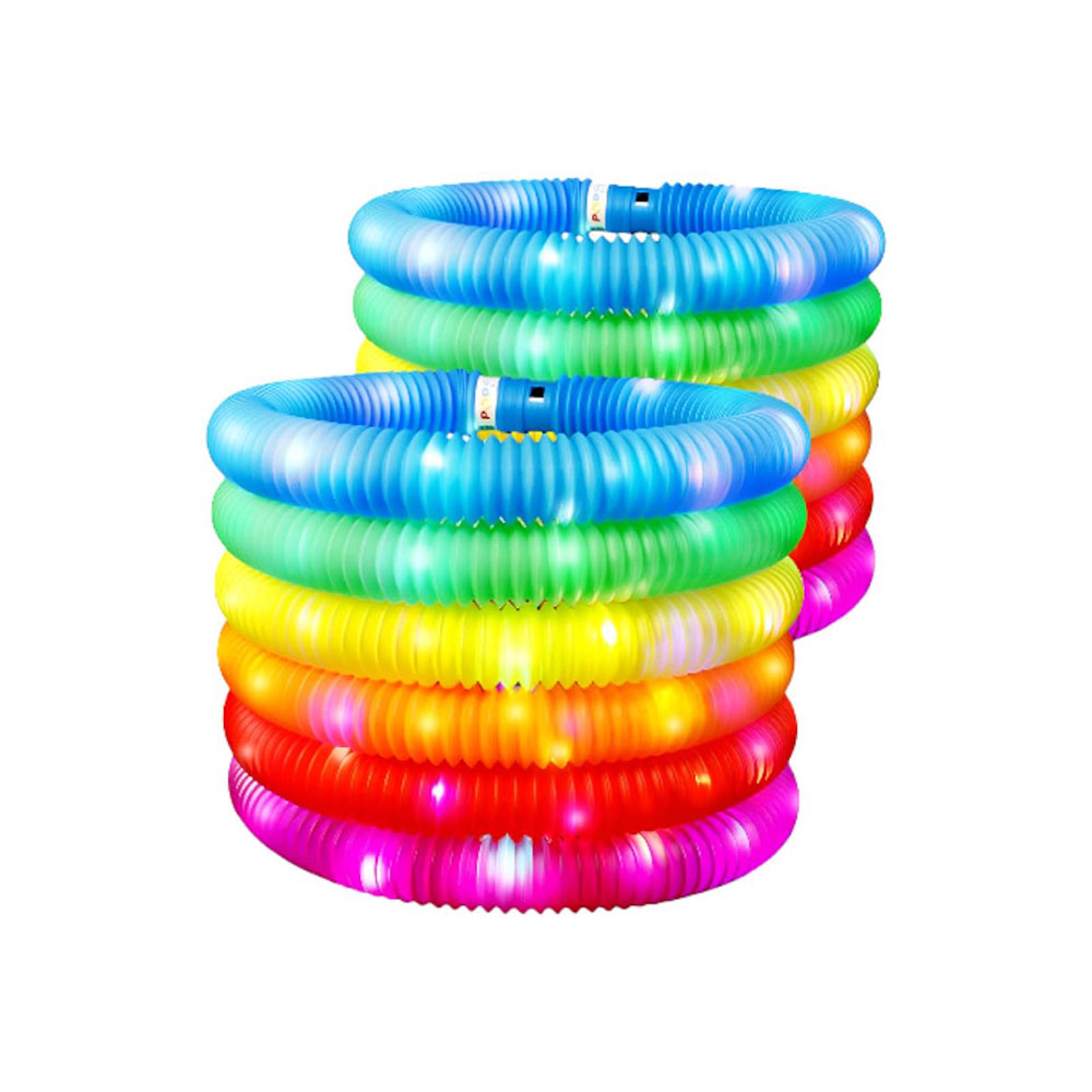 Set 6 tubos sensoriales Pop It con luces LED - Imagen 5