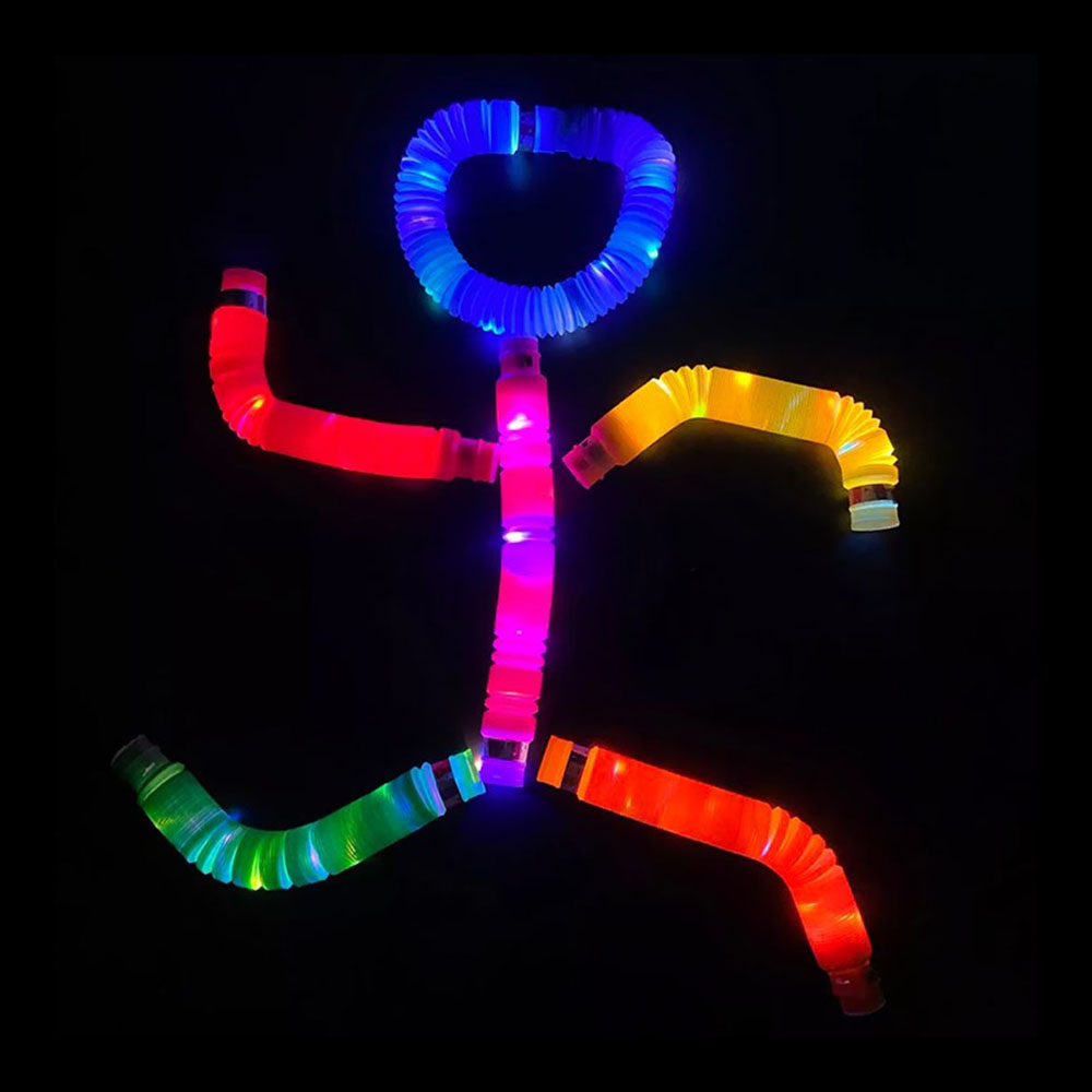 Set 6 tubos sensoriales Pop It con luces LED - Imagen 12