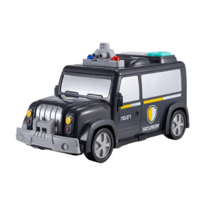 Caja fuerte de ahorro auto de policía