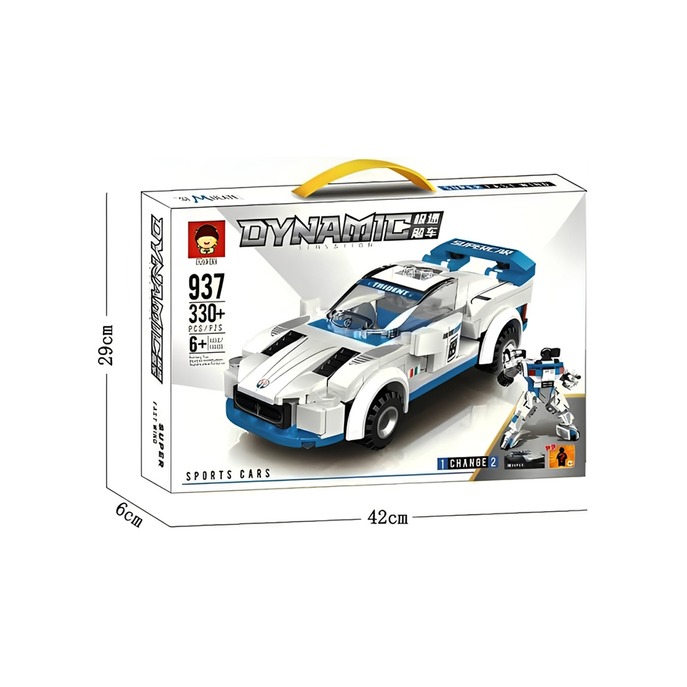 Auto robot armable de 330 piezas Dynamic Sensation - Imagen 14