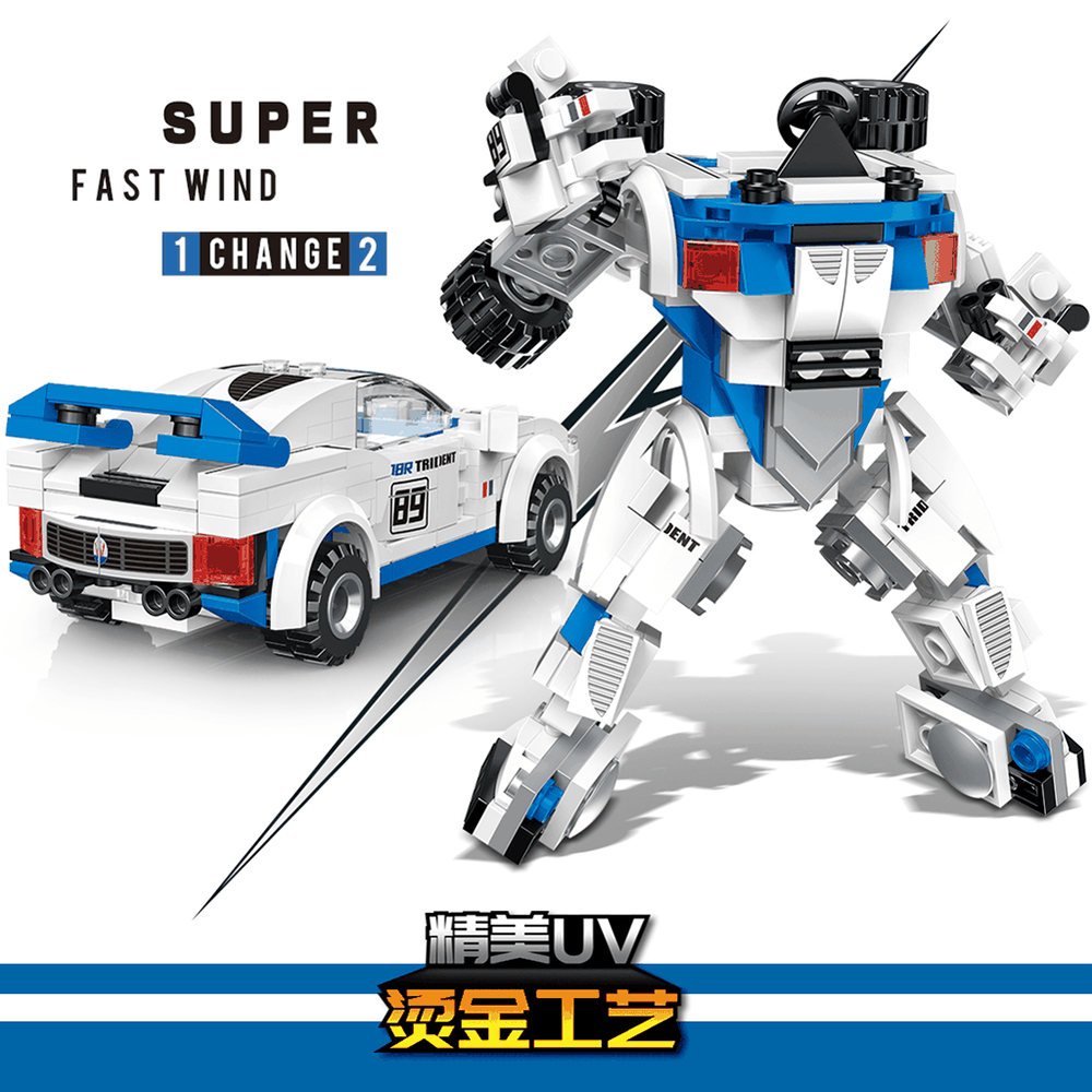 Auto robot armable de 330 piezas Dynamic Sensation - Imagen 10