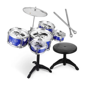 Bateria de Jazz azul
