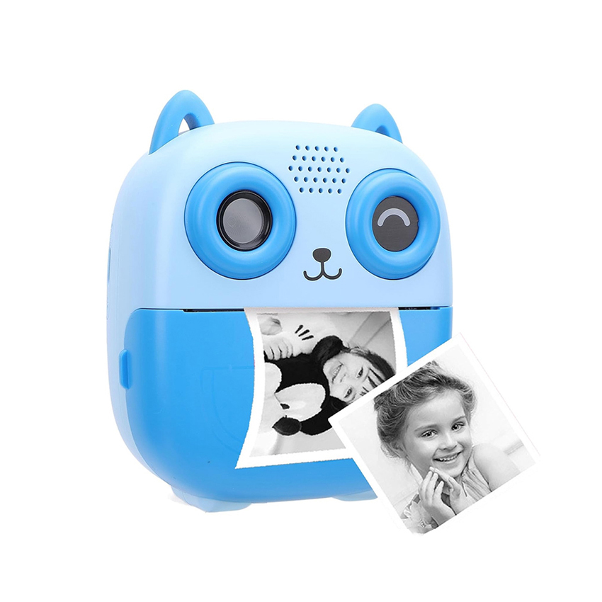Cámara digital con impresora diseño de gatito