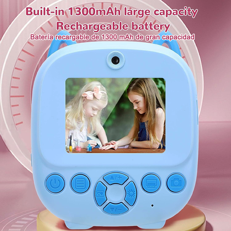 Cámara digital con impresora diseño de gatito - Imagen 37