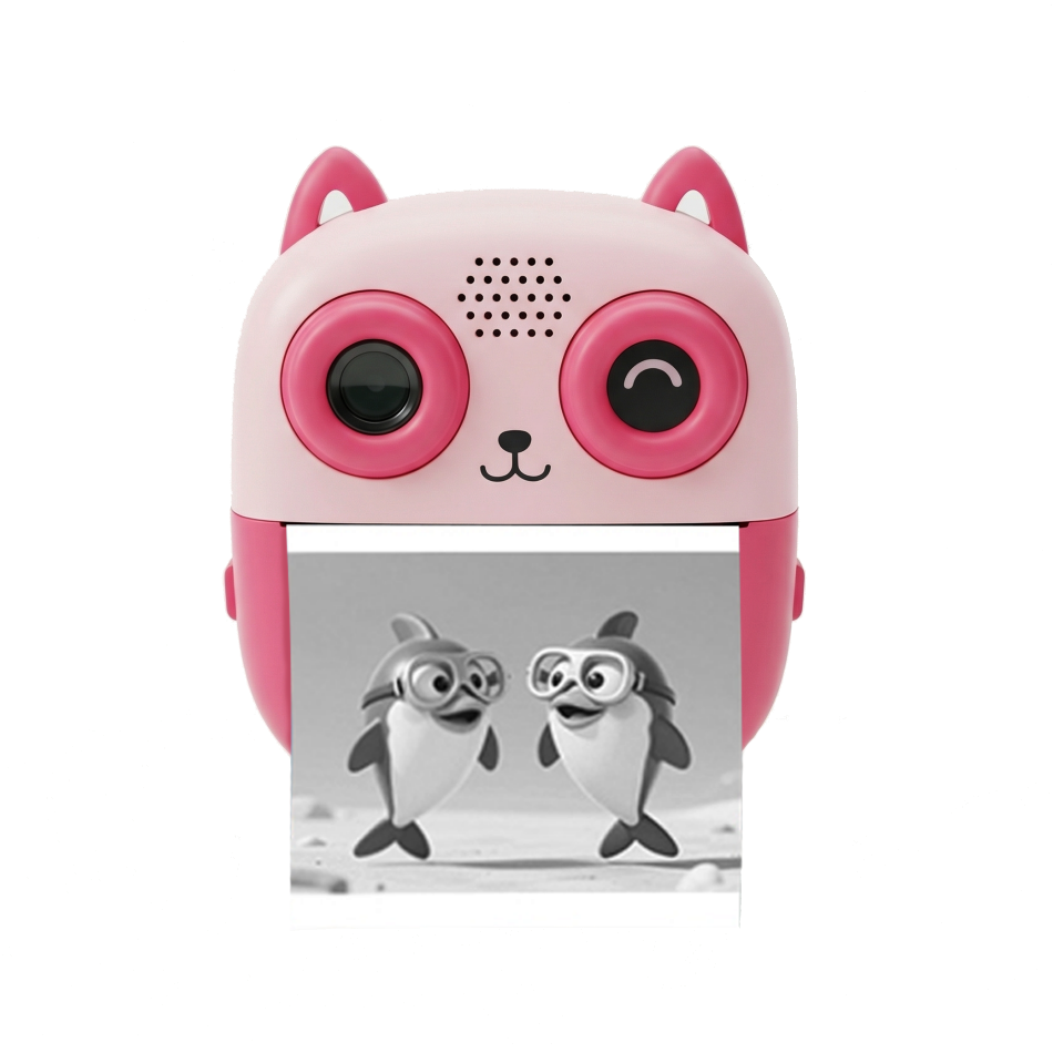 Cámara digital con impresora diseño de gatito - Imagen 9
