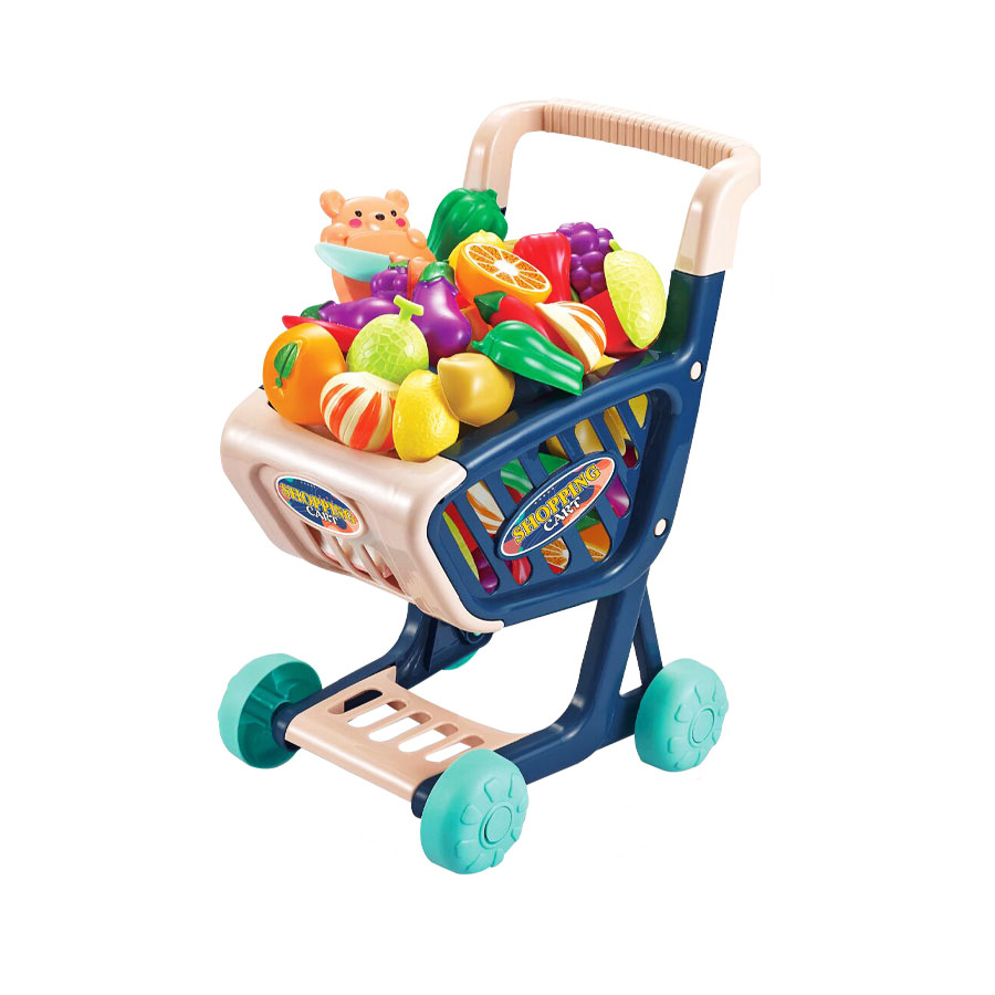 Carrito de supermercado con productos de 36 piezas