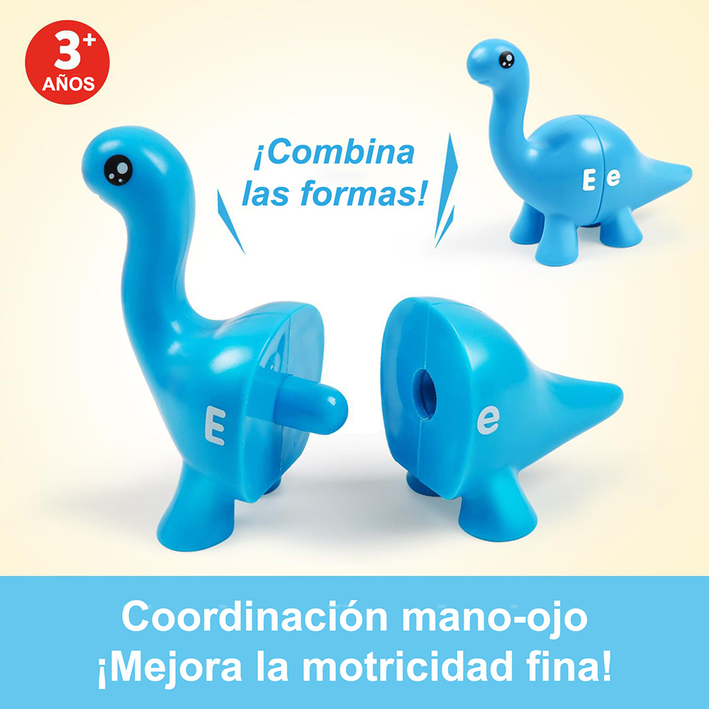 Juego de encaje de dinosaurios varios colores - Imagen 17