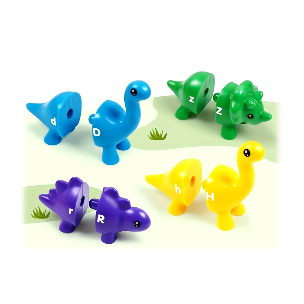 Juego de encaje de dinosaurios varios colores - Imagen 7