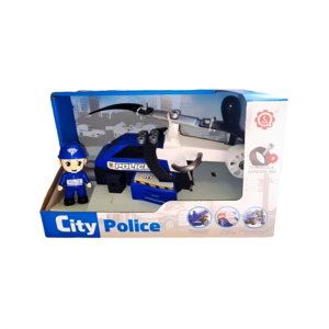 Helicóptero de policía armable y desarmable