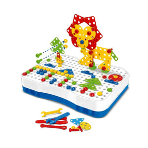 Set de bloques de 258 piezas con taladro