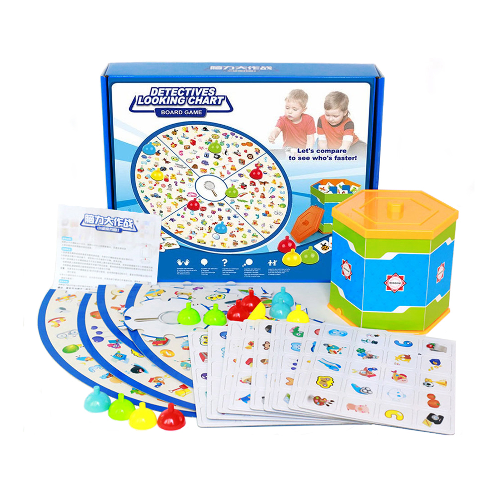Juego de mesa pequeño Detective de 180 cartas