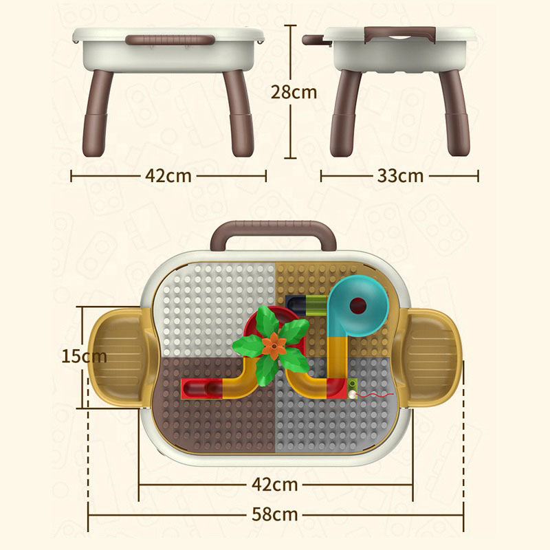 Mesa de juego portátil con tobogán de pelotas - Imagen 13