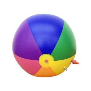 Pelota inflable lanza agua