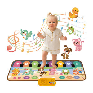 Teclado alfombra musical de animales