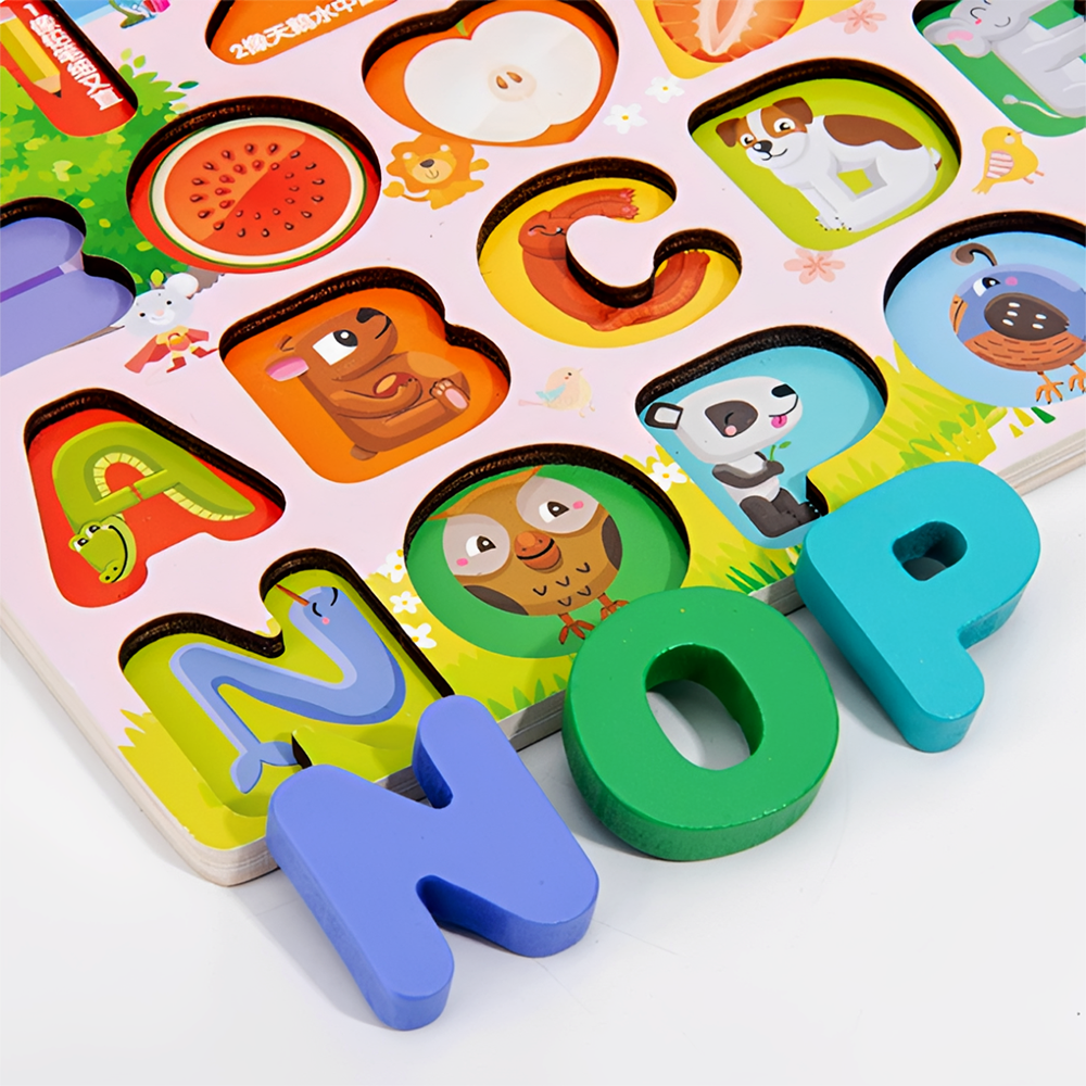 Puzzle de madera Montessori 7 en 1 de 135 piezas - Imagen 25