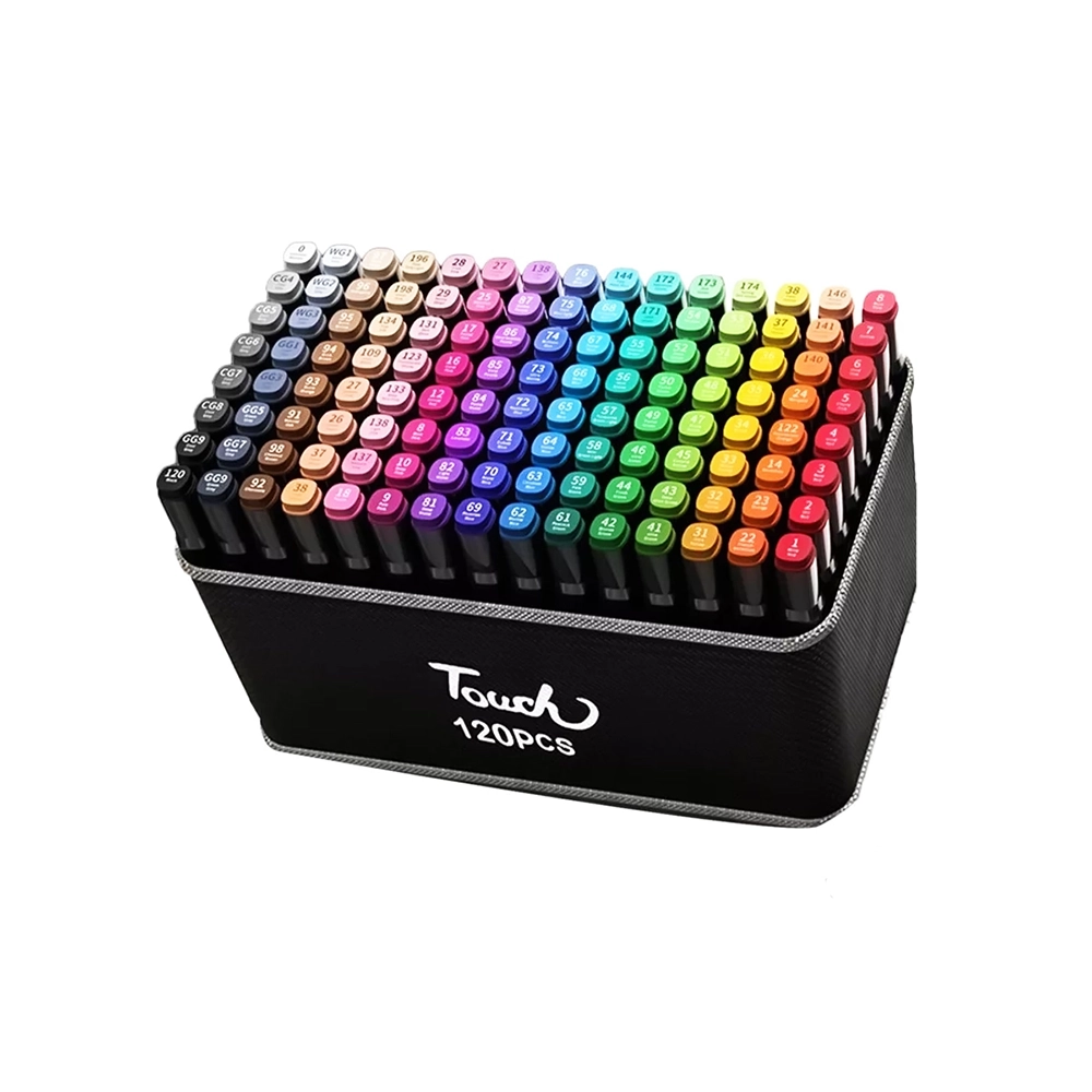 Set de plumones de 120 Colores con bolso de tela - Imagen 8