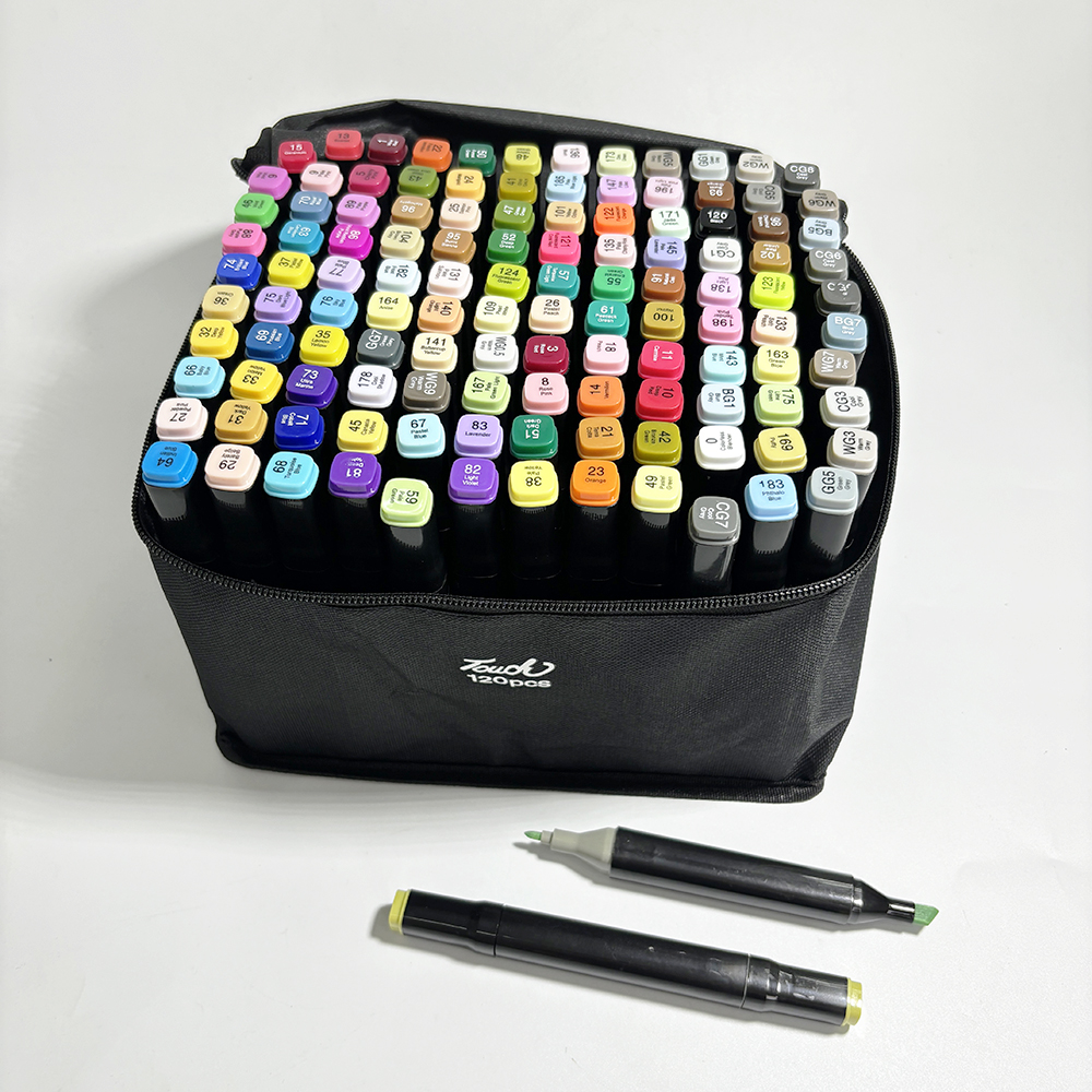 Set de plumones de 120 Colores con bolso de tela - Imagen 9