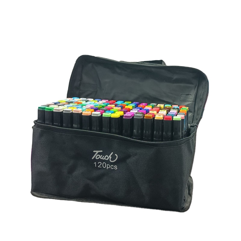 Set de plumones de 120 Colores con bolso de tela - Imagen 4